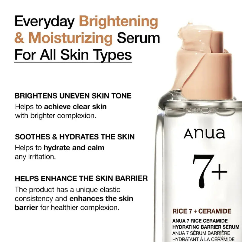 Anua Rice Glow Skincare Routine Set