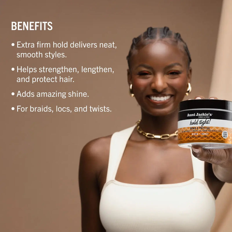 Aunt Jackie's Biotin + Honey Braid & Twist Gel