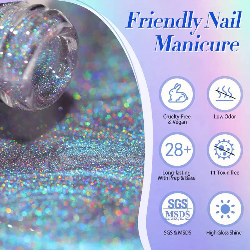Born Pretty Laser Cat Magnetic Gel MY122 Midnight
