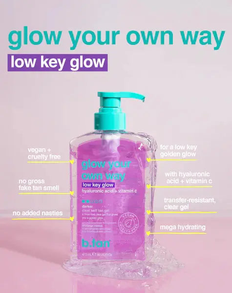 B.tan Glow Your Own Way Low Key Glow Self Tan Gel