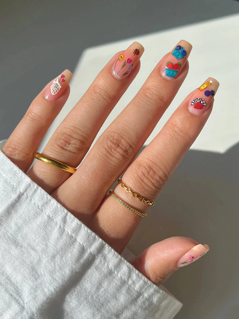 Deco Beauty Nail Art Stickers Farmer's Market