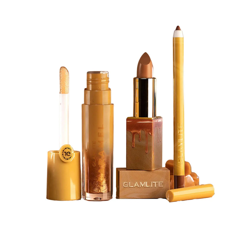 Glamlite Coffee Lip Kit Caramel Frappe