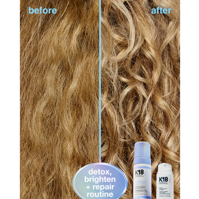 K18 Hair TripleBright Oxidation Defense Purple Shampoo