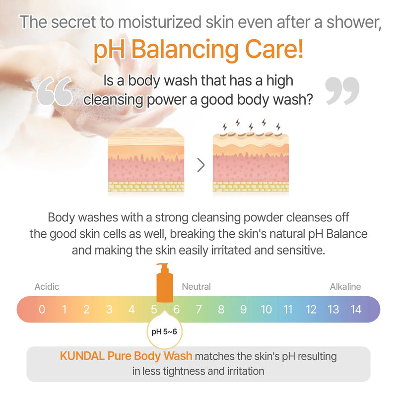 Kundal Honey & Macadamia Pure Body Wash Cherry Blossom