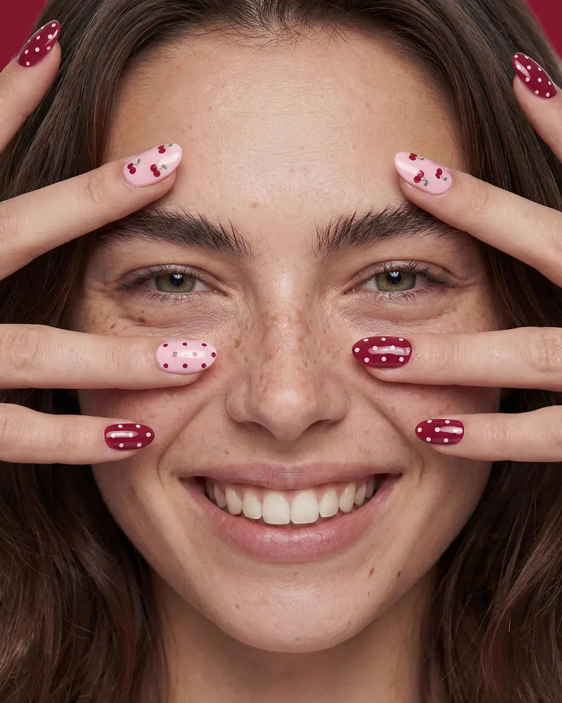 Merci Handy Nail Art Patches Chérie Cherry