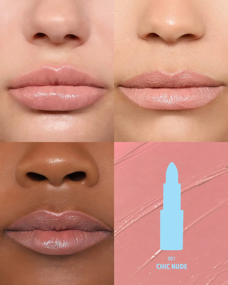 Moira Chic Satin Lipstick 001 Chic Nude