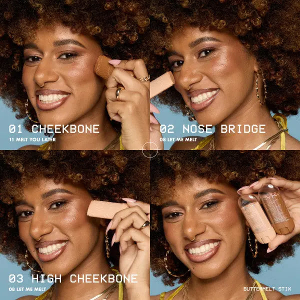 NYX Professional Makeup Buttermelt Highlighter Stix Sending Melt