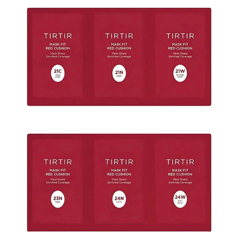 TIRTIR Mask Fit Red Cushion 6 Shade Trial Kit