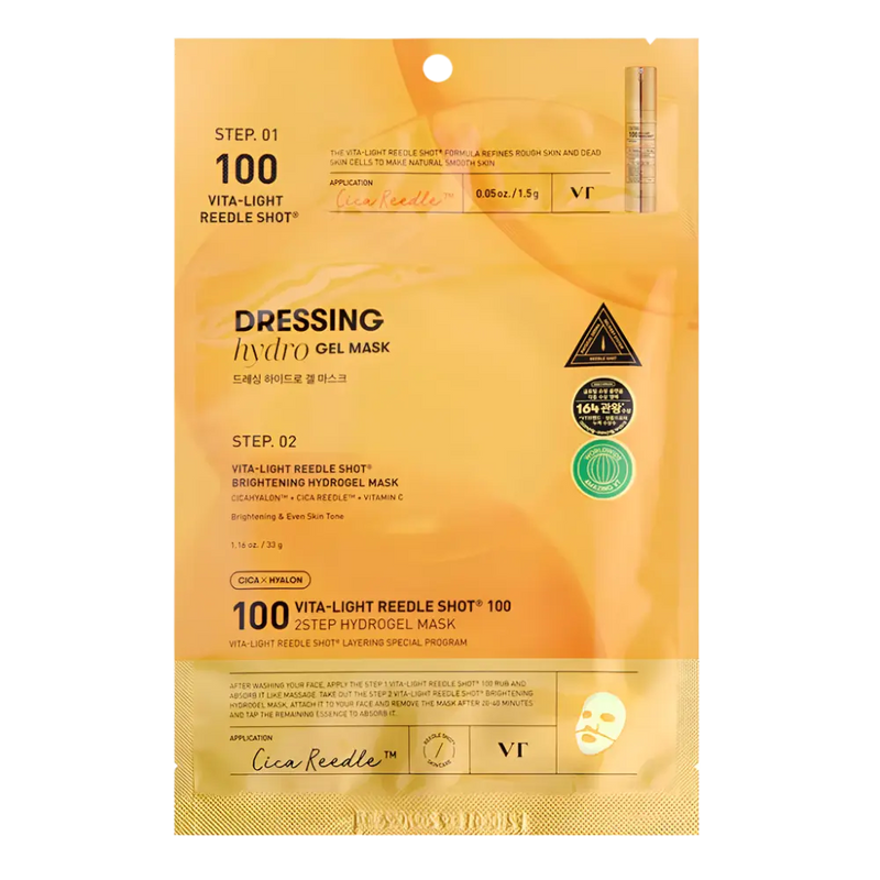 VT Cosmetics Vita Light Reedle Shot 100 2Step Hydrogel Mask