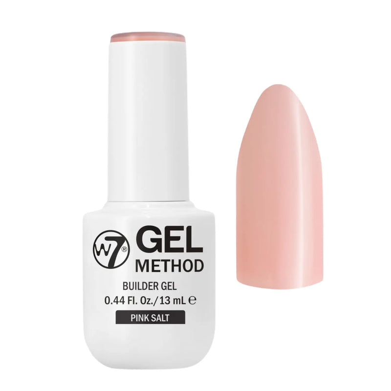 W7 Cosmetics Gel Method Builder Gel Polish Pink Salt