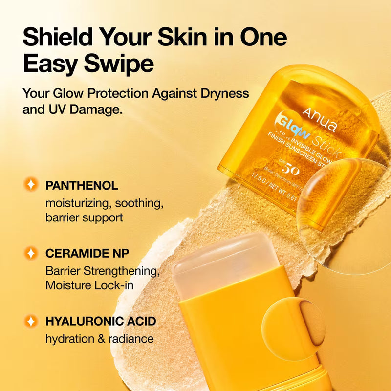 Anua Invisible Glow Finish Sunscreen Stick