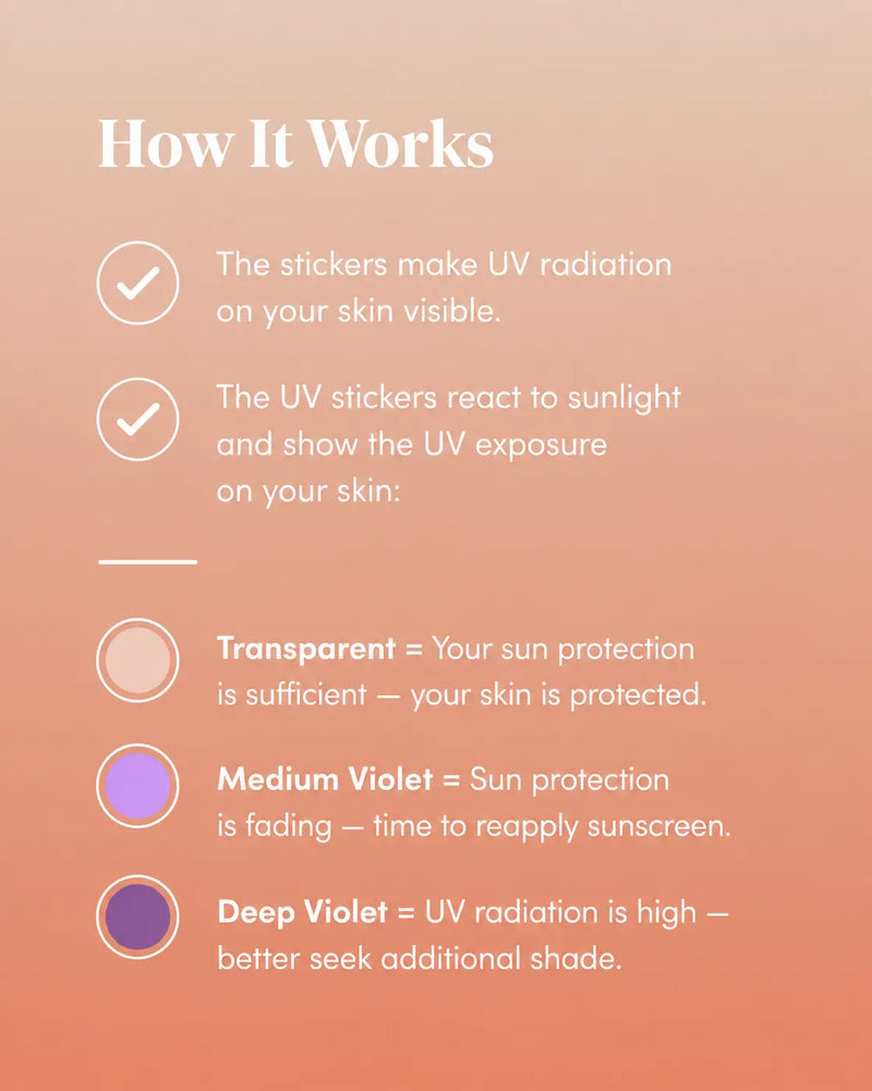 Apricot Beauty UV Indicator Patches
