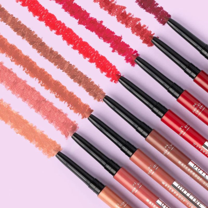 Astra Make Up Outline Waterproof Lip Pencil Must Red