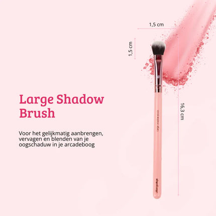 Boozyshop Pink & Rose Gold Large Shadow Brush