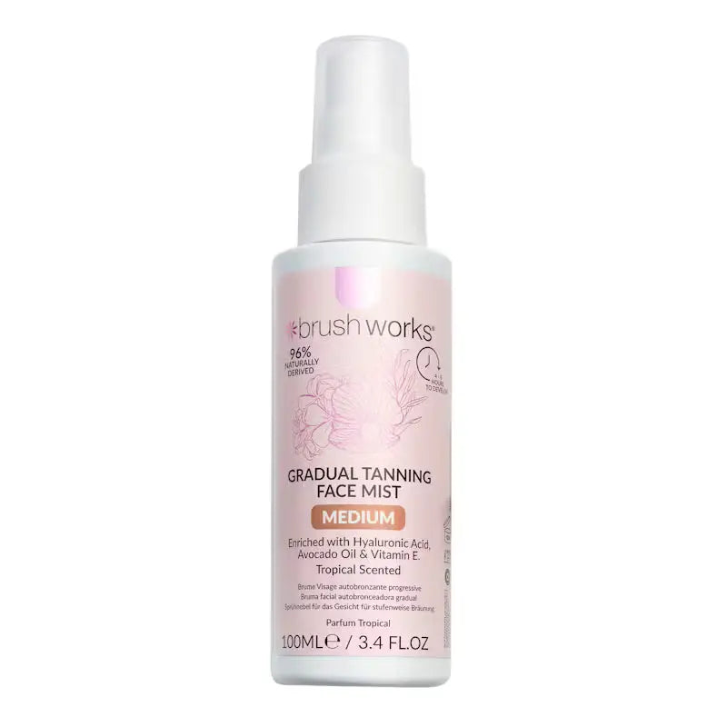 Brushworks Gradual Tanning Face Mist Medium