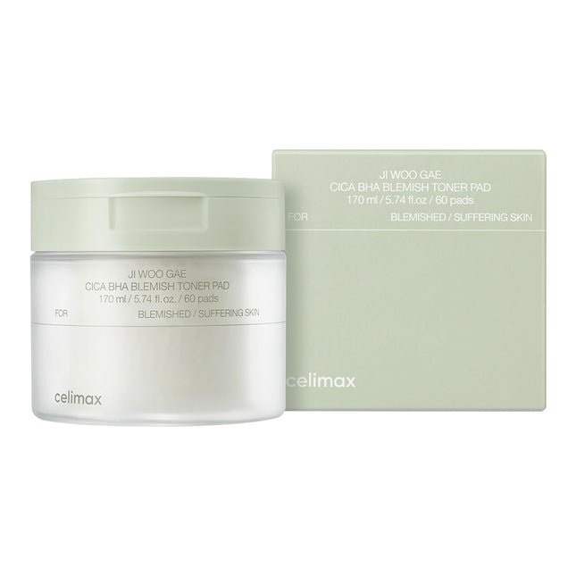 Celimax Ji Woo Gae Cica BHA Blemish Toner Pad