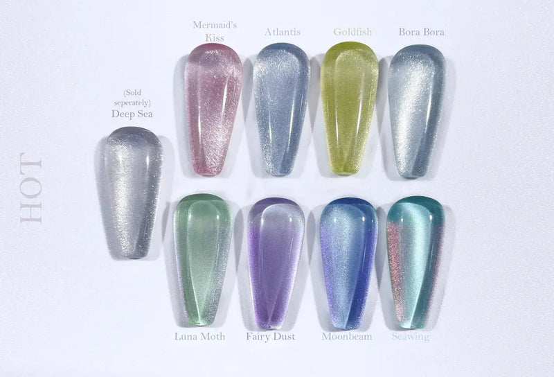 Crisania Neri Sea x Sky Magnetic Cat Eye Gel Polish Atlantis