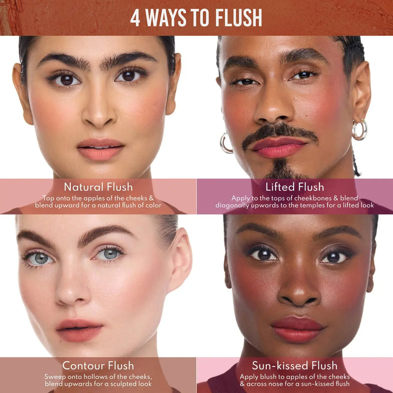 Danessa Myricks Beauty Yummy Skin Blurring Balm Powder Flushed It Girl