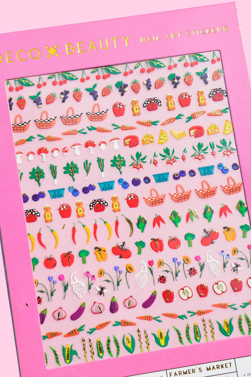 Deco Beauty Nail Art Stickers Farmer's Market