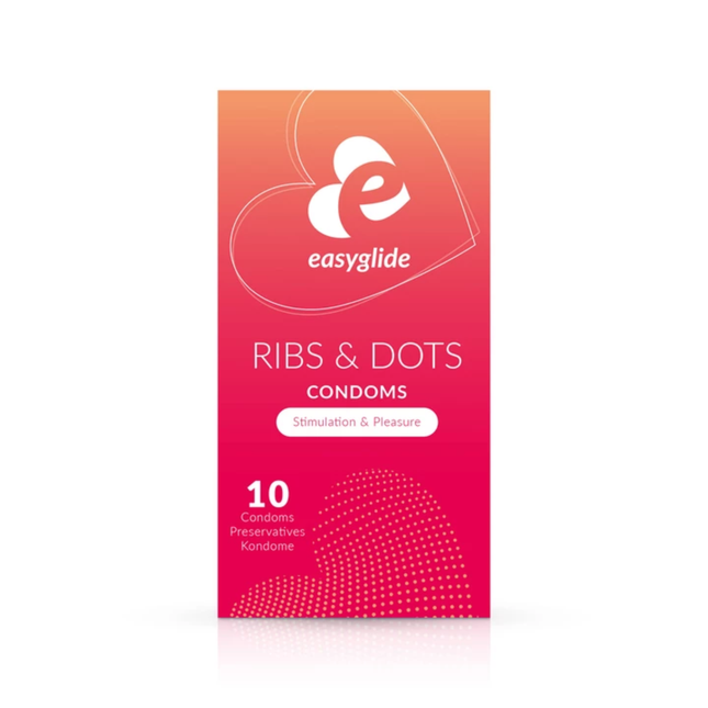 EasyGlide Ribs and Dots Condooms