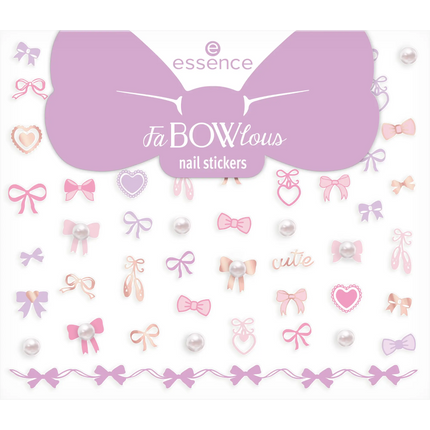 Essence FaBOWlous Nail Stickers 01 Ballet Of Bows!