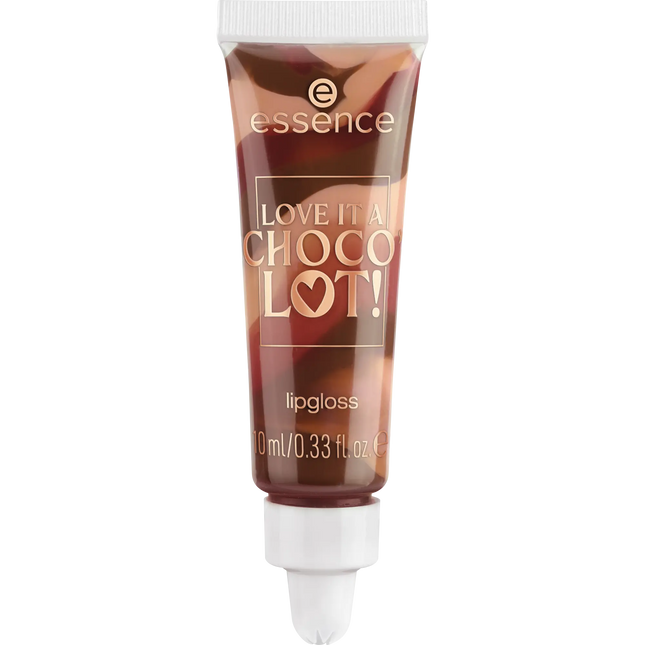 Essence Love It A Choco' Lot! Lipgloss 01 Melted Bliss, Chocolate Kiss.