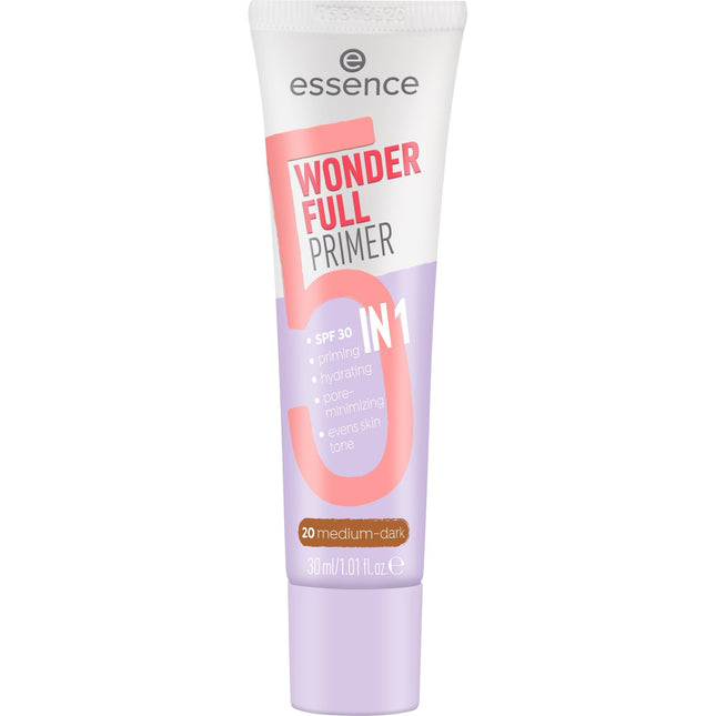 Essence Wonder Full Primer 5 In 1 20 Medium-Dark