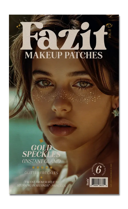 Fazit Make Up Patches Gold Glitter Freckles