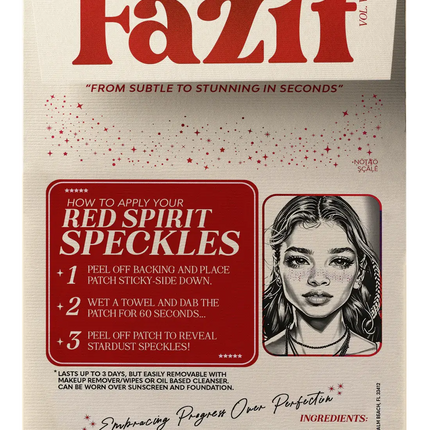 Fazit Make Up Patches Red Spirit Speckles