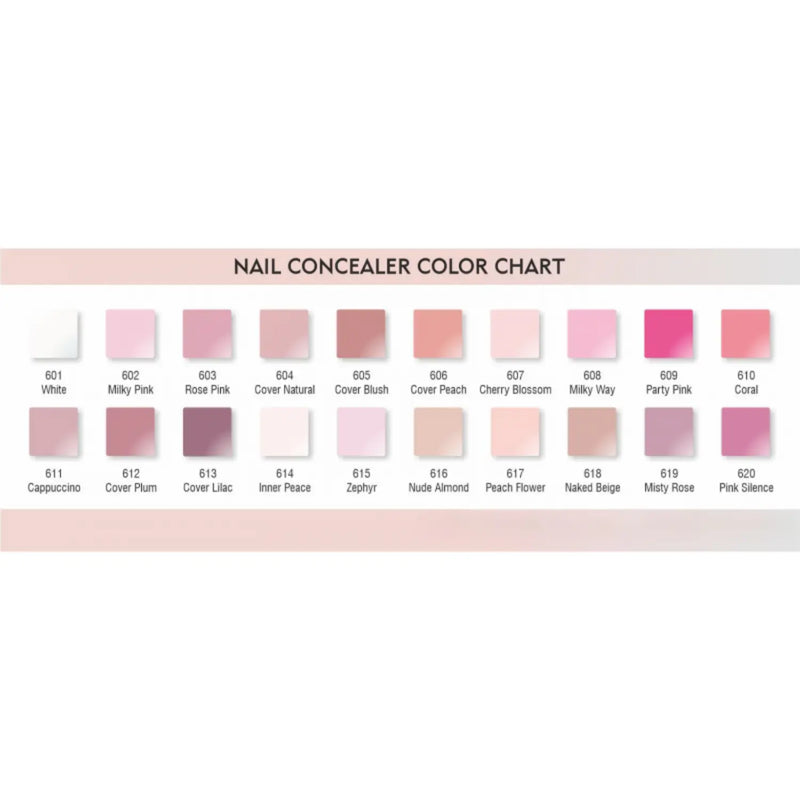 Glamlac Ruber Base Nail Concealer Milky Pink #602 15 ml