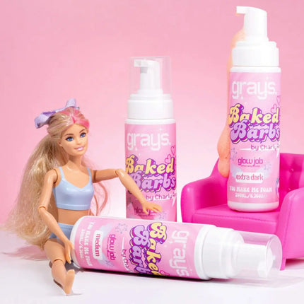 Grays Baked Barbs Pink Tanning Mousse by Charly Anne Dark