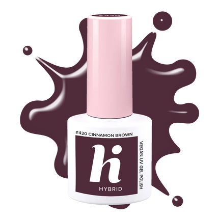 Hi Hybrid 420 Cinnamon Brown UV Gel Polish