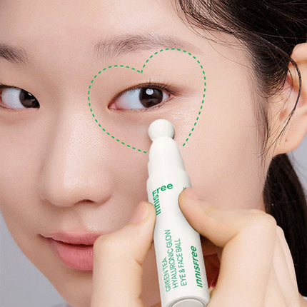 Innisfree Green Tea Hyaluronic Glow Eye & Face Ball