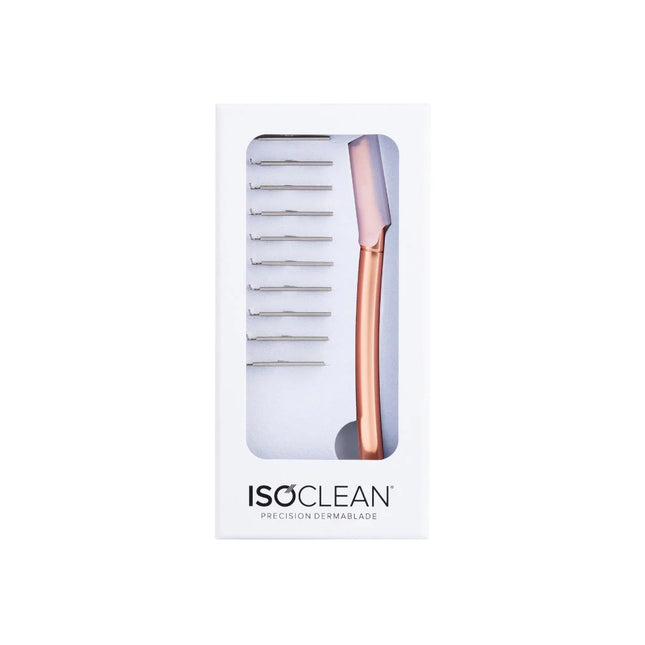 Isoclean Dermablade With 6 Replacement Blades Rose Gold