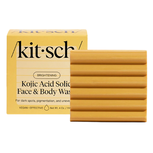 Kitsch Brightening Kojic Acid Solid Face & Body Wash