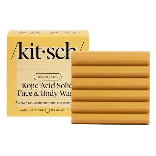 Kitsch Brightening Kojic Acid Solid Face & Body Wash