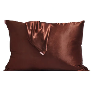 Kitsch Satin Pillowcase Chocolate