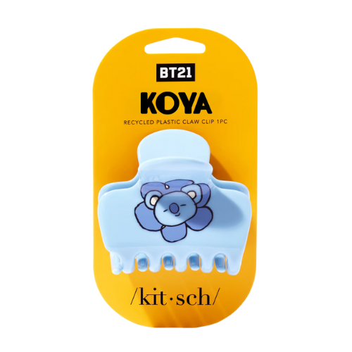 Kitsch x BT21 Recycled Plastic Puffy Claw Clip Koya