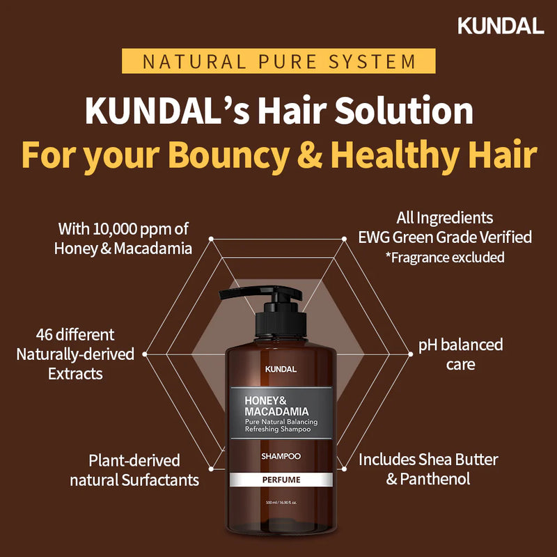 Kundal Honey & Macadamia Nature Shampoo English Rose
