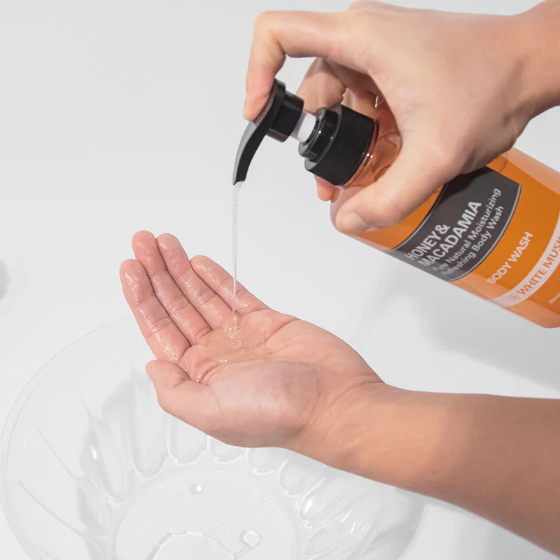 Kundal Honey & Macadamia Pure Body Wash Amber Vanilla