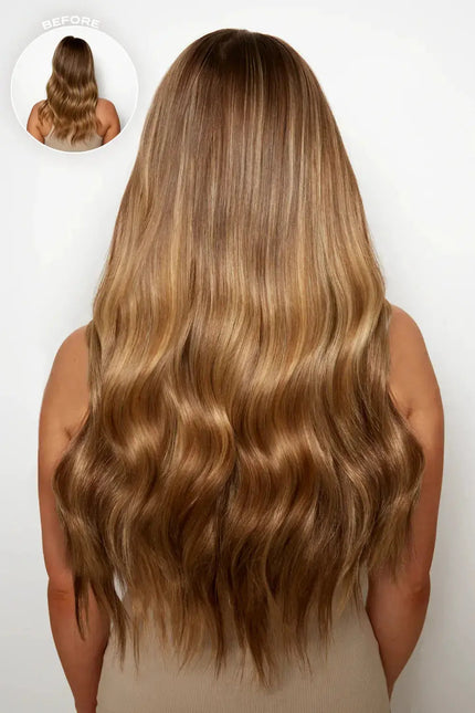 Lullabellz 1 Piece Hidden Halo Brushed Out Wave Hair Extensions