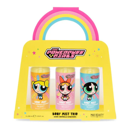 Mad Beauty Powerpuff Girls Super Cute Body Mist Trio