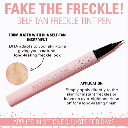 Makeup Revolution Fake The Freckle Self Tan Freckle and Lip Defining Pen