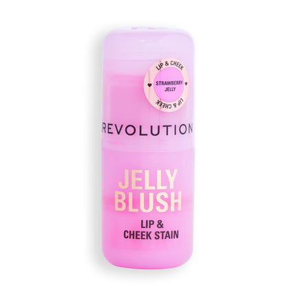 Makeup Revolution Jelly Blush Stick Lip and Cheek Stain Strawberry Pink