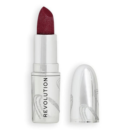 Makeup Revolution Metallic Muse Glitter Lipstick Winter Berry