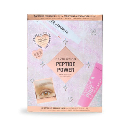 Makeup Revolution Peptide Power Lash and Lip Duo Gift Set