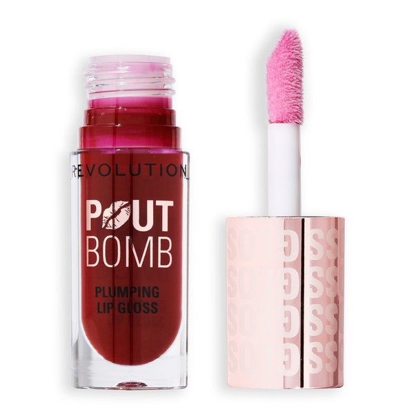 Makeup Revolution Pout Bomb Plumping Gloss Jelly Berry Mauve