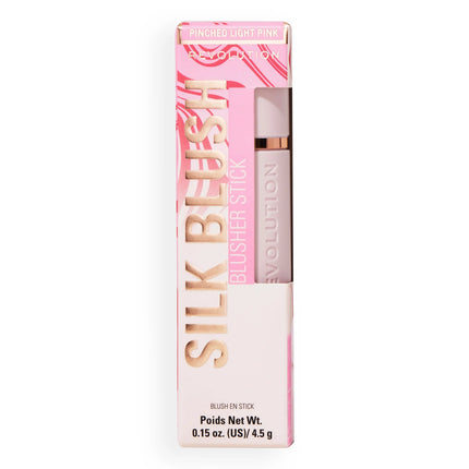 Makeup Revolution Skin Silk Marble Blush Stick Pinched Light Pink