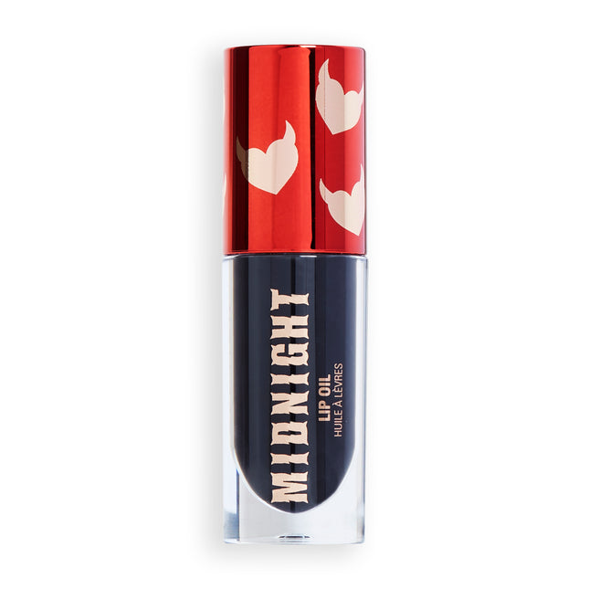 Makeup Revolution Truly Sinful Midnight Black Lip Glaze Oil