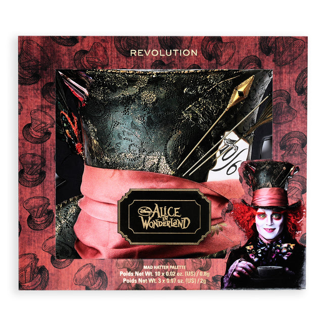 Makeup Revolution x Alice in Wonderland Mad Hatter Palette